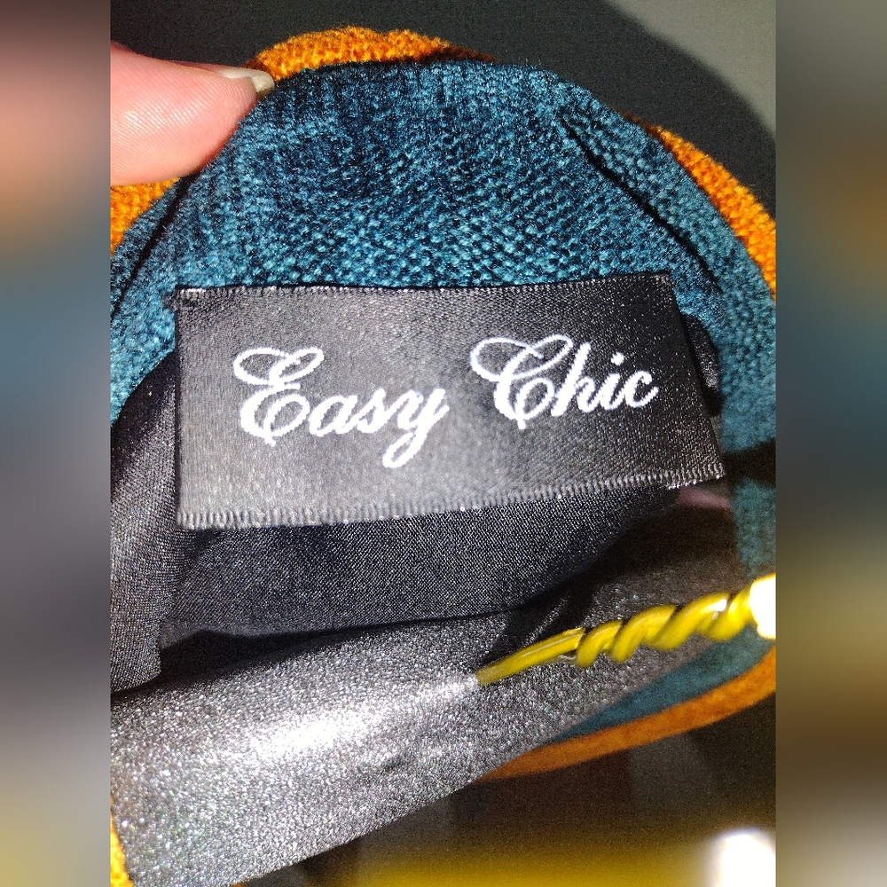 Beautiful Easy Chic Fall Pattern Patchwork Coat - image 8